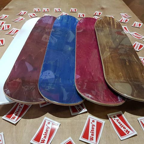 waiteys skateboards - Colour Mix Raw Boards